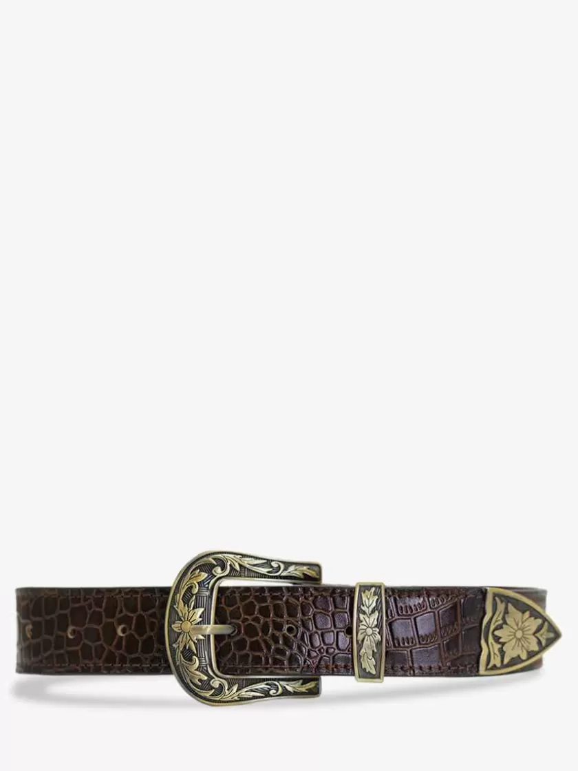 Hot Laceinture Western Alligator Homme Ceintures